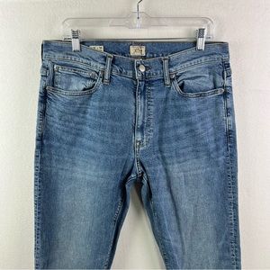 J Crew Mens Jeans 32x34 Blue 1040 Athletic Straight Fit Casual